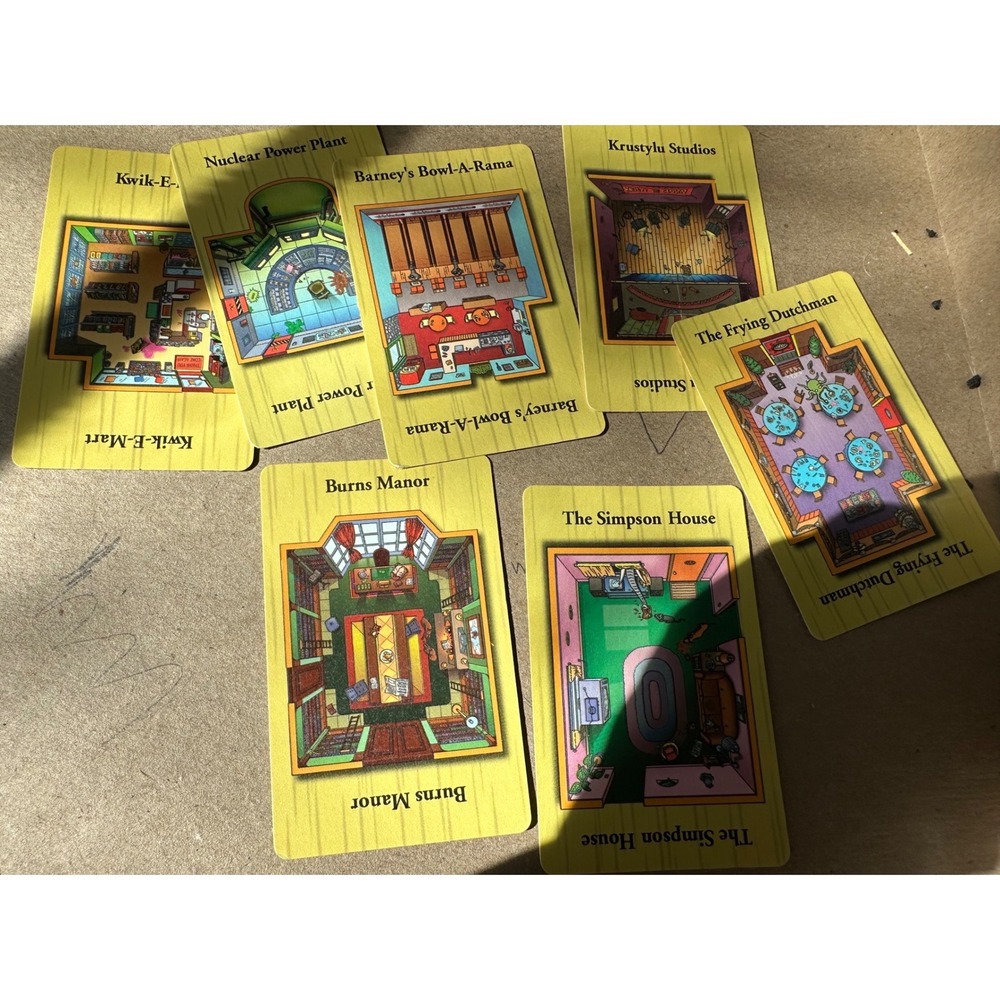 The Simpsons Clue Board Game 2002 Parker Brothers Springfield Edition READ - Picture 5 of 7